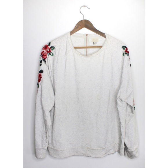 a new day Plus Long Sleeve Floral Top 2X Preowned - Picture 1 of 6